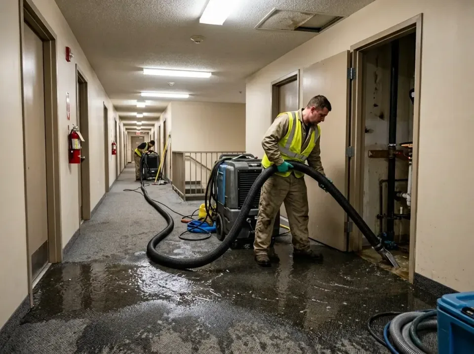 multi-unit-apartment-hallway-f-005 — frequently asked questions, Emergency Burst Pipe Water Extraction & Removal in Pretty B…